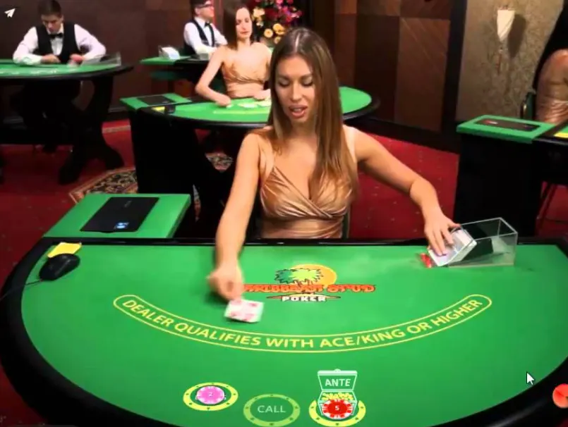 Luật chơi cụ thể và công bằng của Caribbean Stud Poker