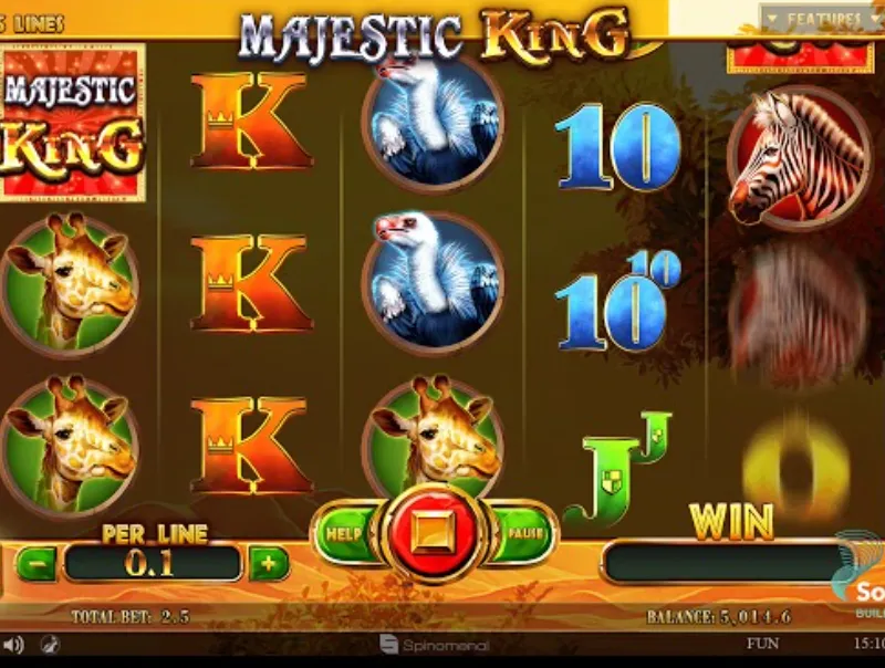 Đẳng cấp game slot 5 sao Châu Âu của Majestic King Shbet