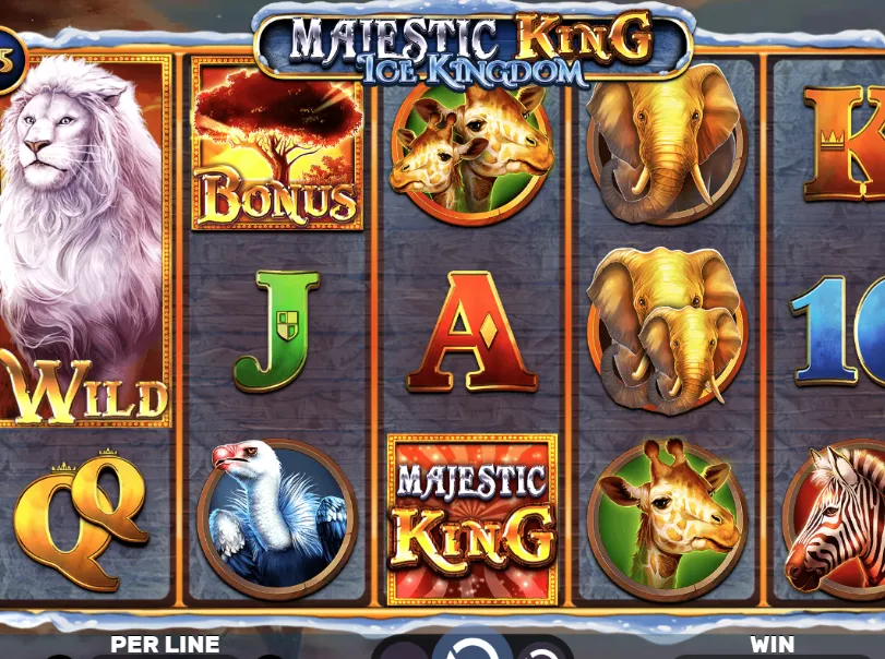 Các tính năng quay slot siêu hấp dẫn của Majestic King Shbet